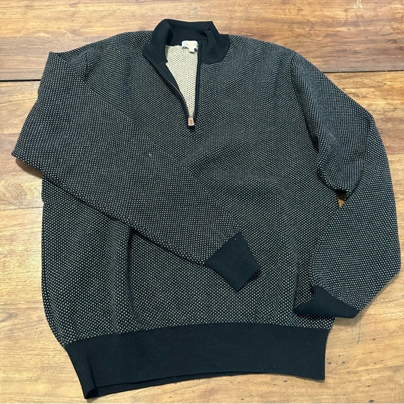 Peter millar 3/4 zip sweater EUC extra fine Italian merino wool - Picture 9 of 14